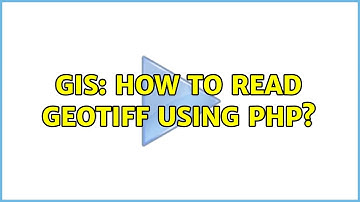 GIS: How to read GeoTIFF using PHP? (2 Solutions!!)
