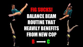 COP Challenge: Balance Beam Routine That Heavily Benefits from New COP