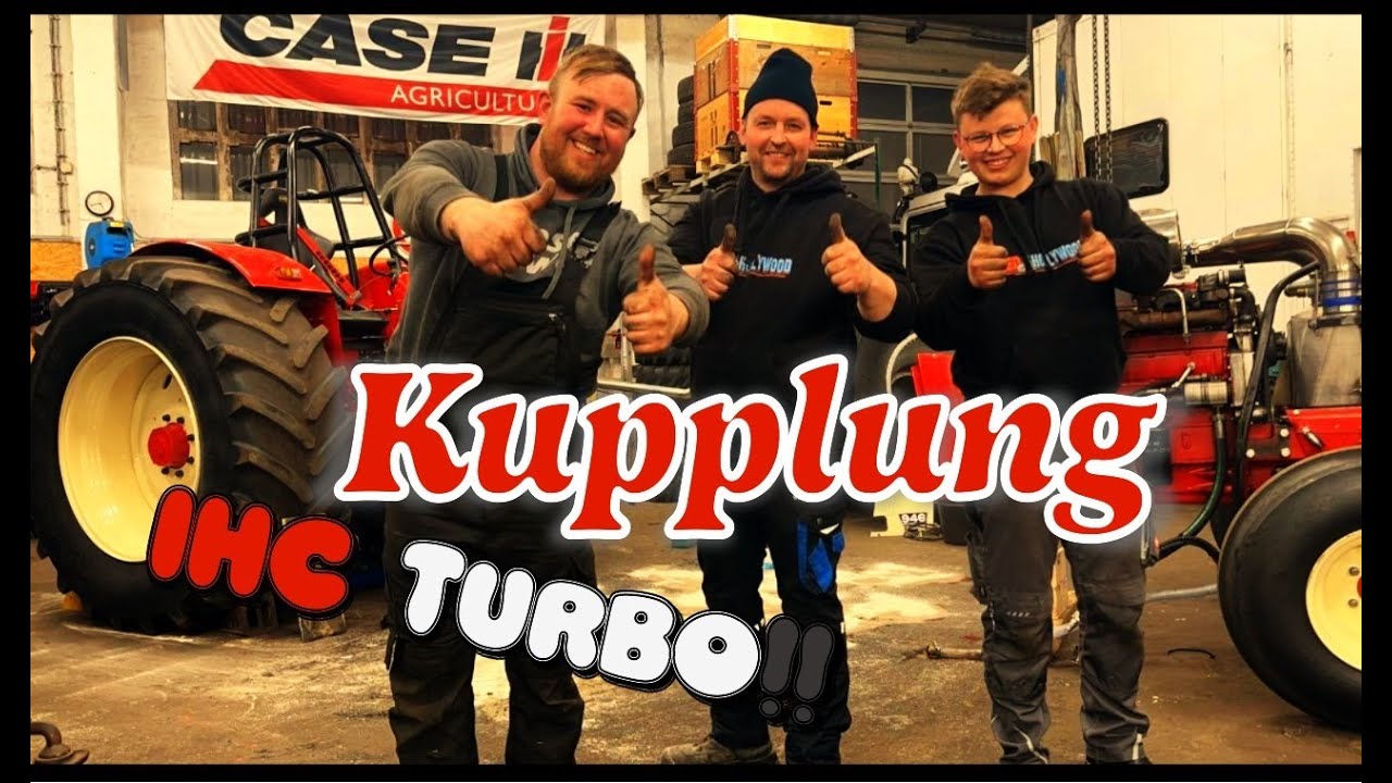Schimmel Motorsport - IHC Turbo Fliehkraftkupplung Emmy`s Pulling Tractor Vorbereitung zur Abnahme