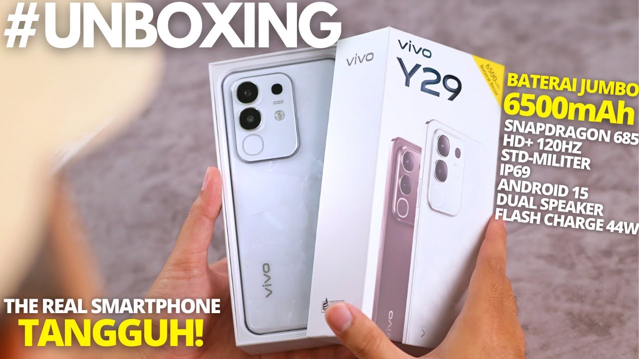 MEWAH TAPI TANGGUH?!💪 UNBOXING Vivo Y29 Indonesia, BATERAI PALING JUMBO Smartphone VIVO!