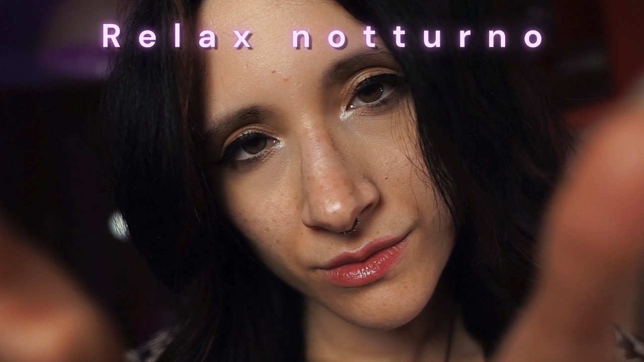 Ti massaggio il viso prima di dormire | ASMR personale (no talking, layered sounds, face touching)