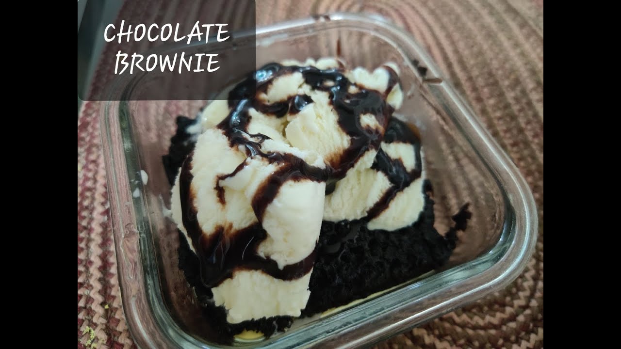 5 Minute Microwave BROWNIE Easy Eggless Chocolate Fudge Brownie Fudge Brownie YouTube