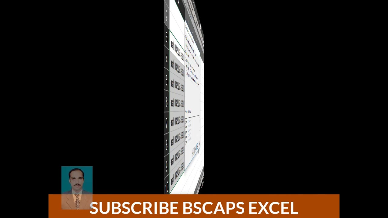 Excel Split Names Tutorial DATA COLUMN