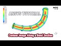 How to get Contour Image Along a Bend Section | Creating a User Surface in ANSYS CFD Post-processing