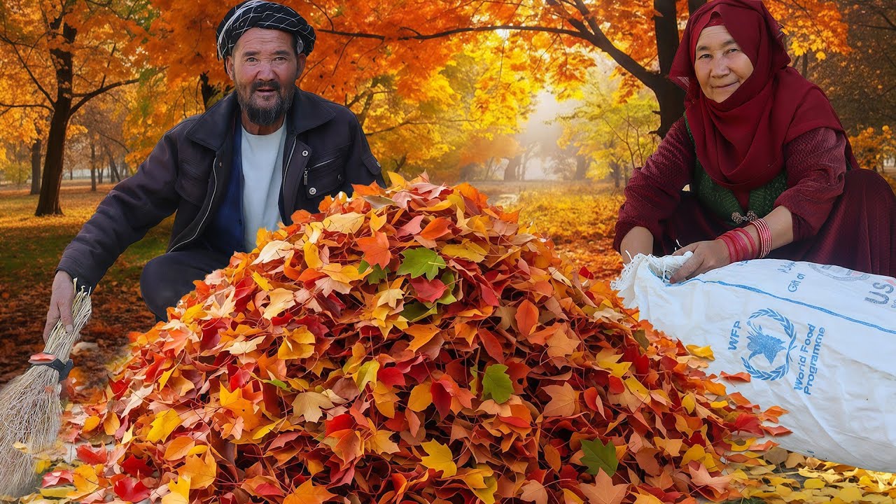 Golden Autumn Treat 🍂 Crispy Spiral Bread | Homemade Village Recipe