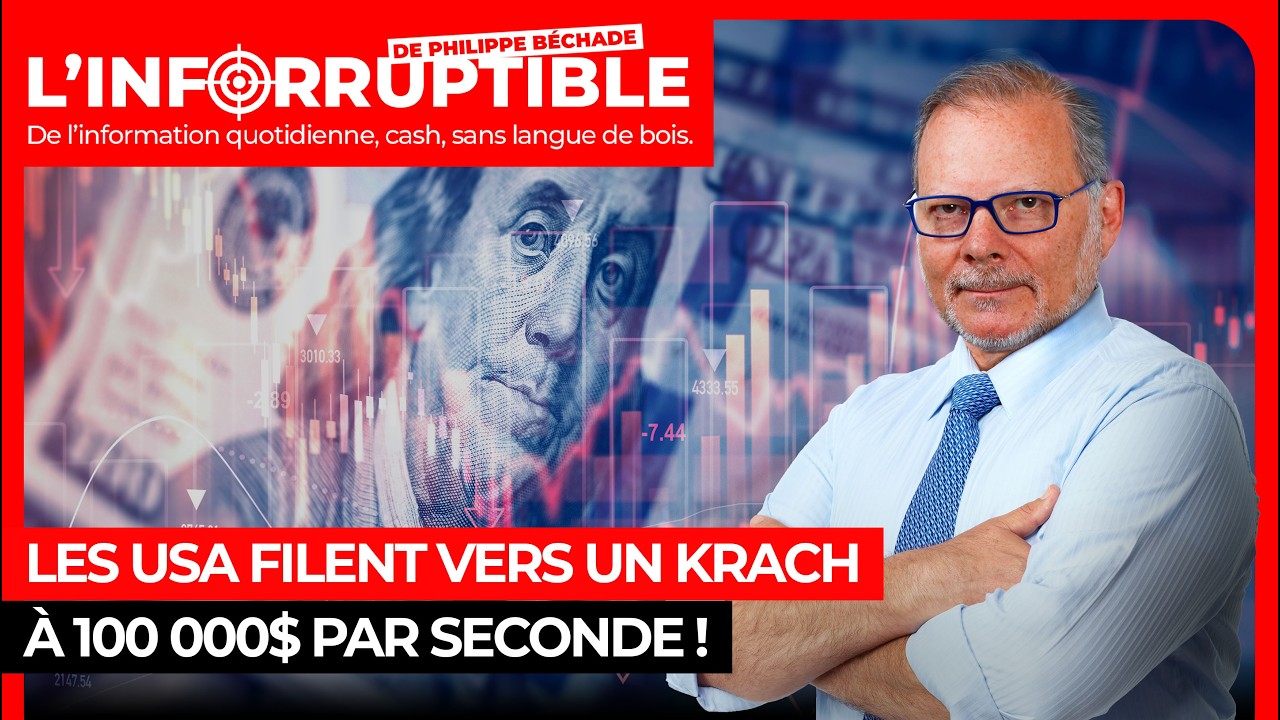 Les USA filent vers un krach à 100 000$ par seconde !