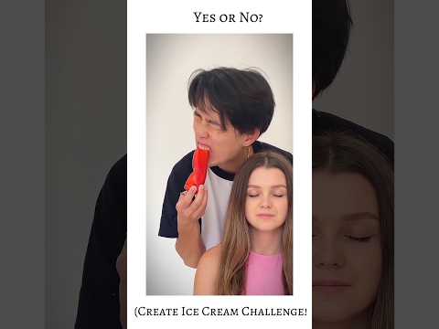 Yes or No? (Create Ice Cream Challenge!) feat @PANDAGIRLOFFICIAL #shorts
