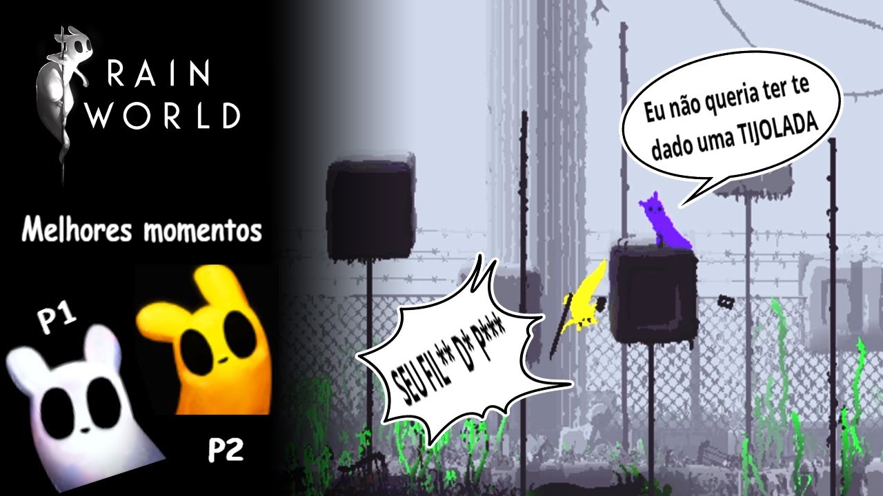 Melhores momentos de Rain World com meus amigos kkkkkkkk