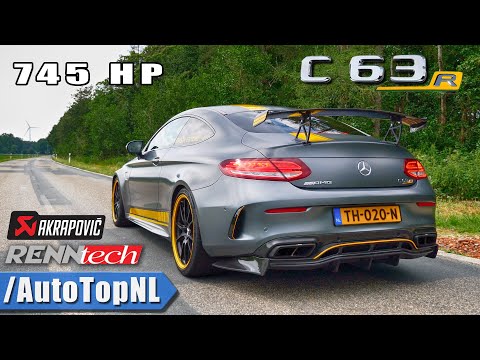 745HP AMG C63 R LOUD! Akrapovic EXHAUST Sound REVS & Onboard by AutoTopNL