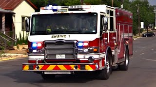 Fredericksburg Fire & EMS Engine 1 Responding Code 3 