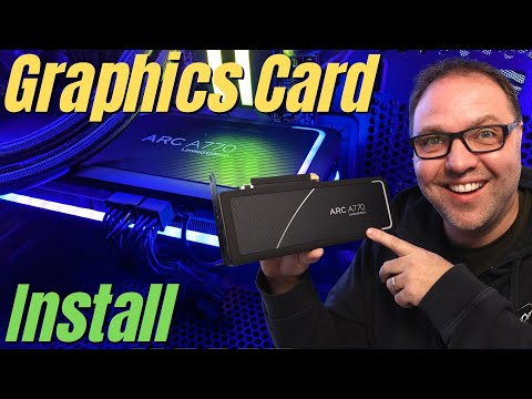 How to Install a Graphics Card (Intel Arc A770 16GB Limited Edition Install)