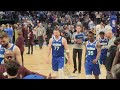 Kyrie irving assist to luka donic for final points 1st half vs 76ers 3223 heading into locker room