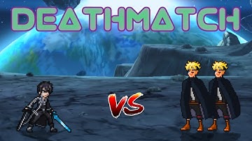 Kirito V2(3 Forms) VS Double Adult Boruto in Jump Force Mugen