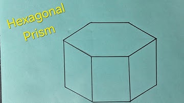 EASY How to Draw a Hexagonal Prism | Drawing Complex 3D Shapes Tutorial | 3D Shapes