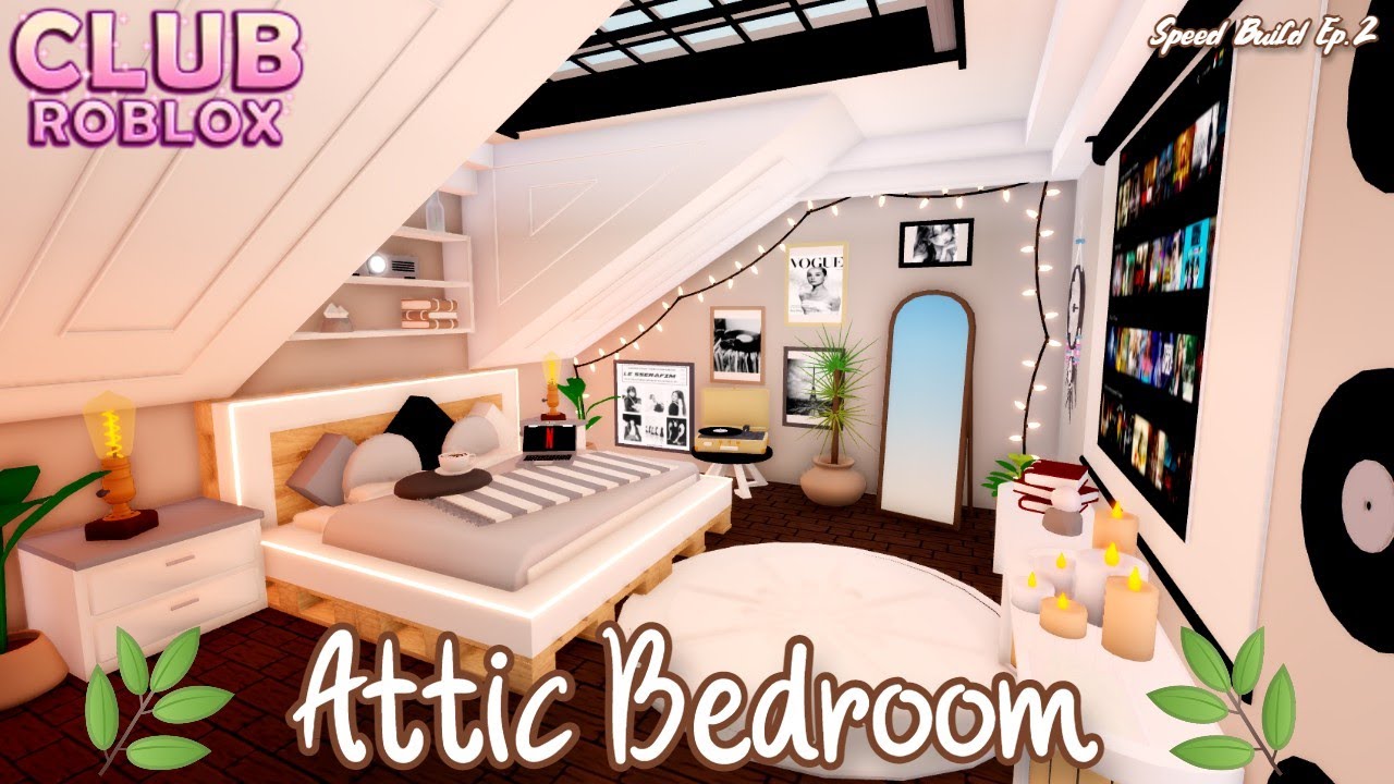 Attic Bedroom ???????? || Speed Build || Club Roblox - YouTube