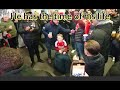 Heartwarming moment as arsenal fans ask mum with son in wheelchair to join them at emirates stadium