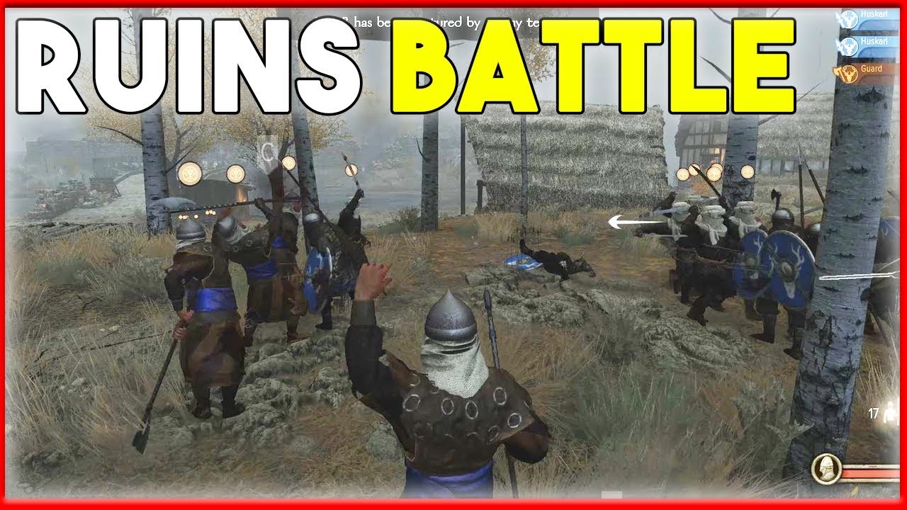 Fighting In The Ruins In Bannerlord Youtube