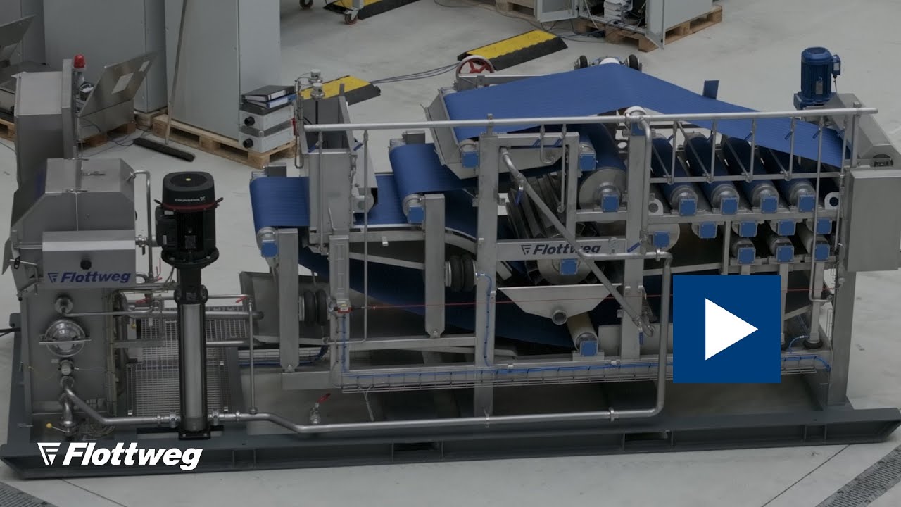 Easy Clean with Flottweg belt press: Daniel Obrist about hygienic design & smart cleaning solutions