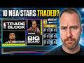 These 10 NBA Players Are Getting Traded - Bleacher Report Reaction!!