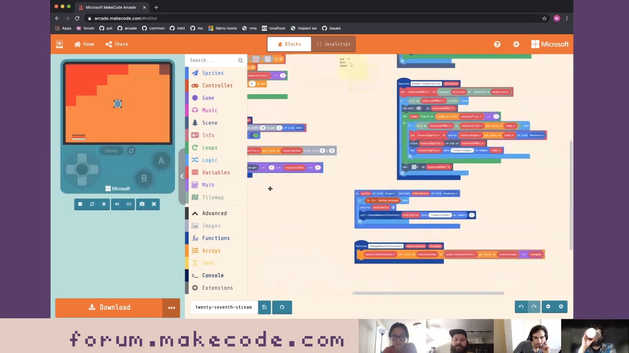 MakeCode Arcade Advanced - Mars inventory, part two! - YouTube
