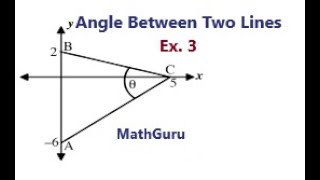 Finding the Angle Formed Between Two Lines | Analytical Geometry | Gr. 11-12 | Ex. 3