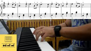 Cháu Yêu Bàsheet Piano Đồ Rê Mí Bmt Piano Casio S100