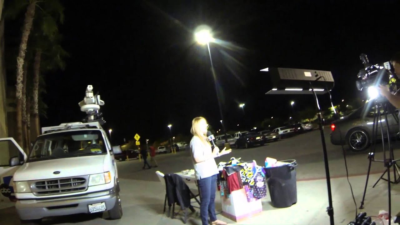 KECY-TV, Live Shot, Pajama Drive, Anna Hayes, Intro to Broadcasting Extra Credit