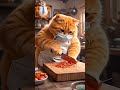 Fat Cat Cooks Fish—No brother Tiger This Time 🐱🎣🍳