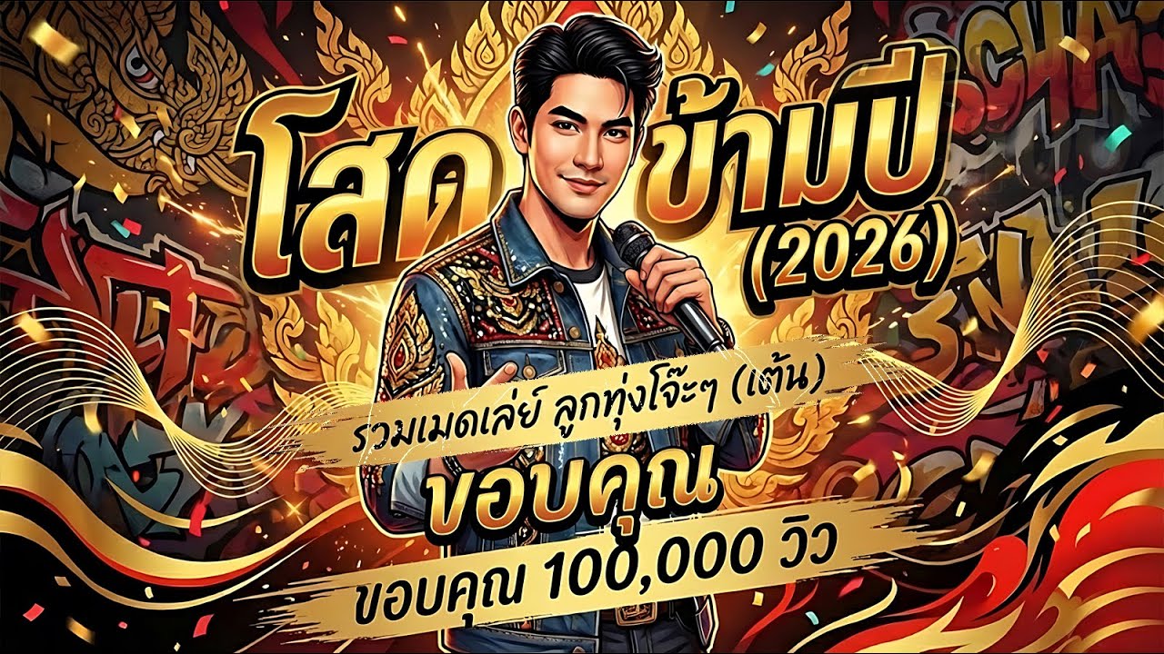 โสดข้ามปี (2026) รวมเมดเล่ย์ ลูกทุ่งโจ๊ะๆ (เต้น) - DJTUI AI ลูกทุ่ง 🎵 🎧