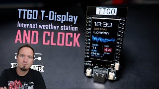 TTGO T-Display ( ESP32 ) - Internet Weather Station and Clock (tutorial) screenshot 3