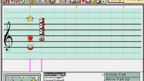 Chrono Trigger in Mario Paint Composer