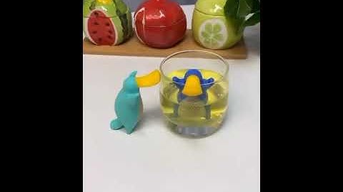 Tea infuser filter 2 pack stainless creative animal tea ball strainer #short #trending #vairalshort