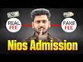 NIOS Admission Fee Scam ₹20$#** 😱