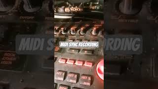 DR-BOSS 202 in midi sync with Alesis SR-18