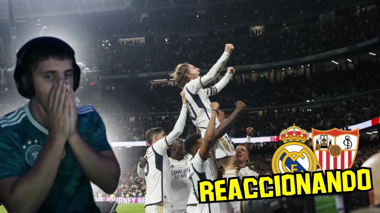 UN CULE REACCIONANDO AL REAL MADRID VS SEVILLA | UN PARTIDO MUY ...