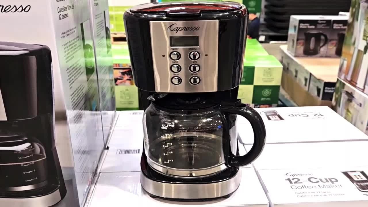 CAPRESSO COFFEE MAKER 12-CUP Shop with us at Costco!!!