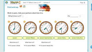 E4-U11-L1-P6 TIENG ANH 4 BAI 11 LESSON 1 TRANG 6 PART 2: Point and say