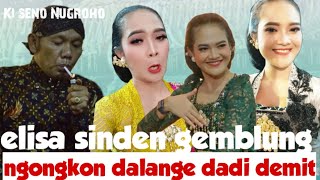 Wayang kulit Ki Seno Nugroho _ sinden gemblung ngongkon dalange dadi demit