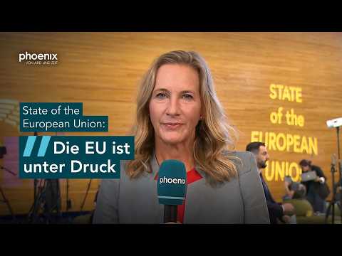 Claudia Davies (phoenix-Korrespondentin) zur Debatte zur Lage der Europäischen Union