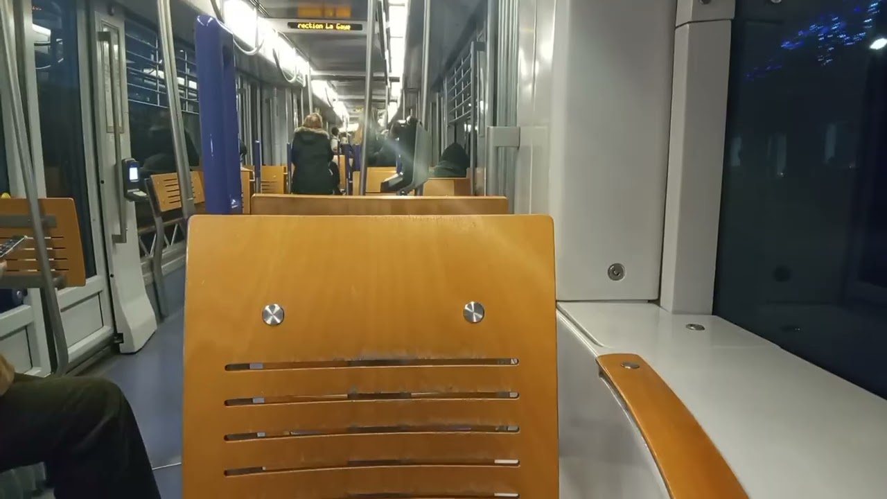 A bord d'une rame Bombardier Flexity Outlook sur la nouvelle ligne T3 !