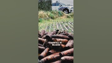 Scary Discovery: Unexploded WWI Bombs Resurface in Belgium 💣😱 #shorts