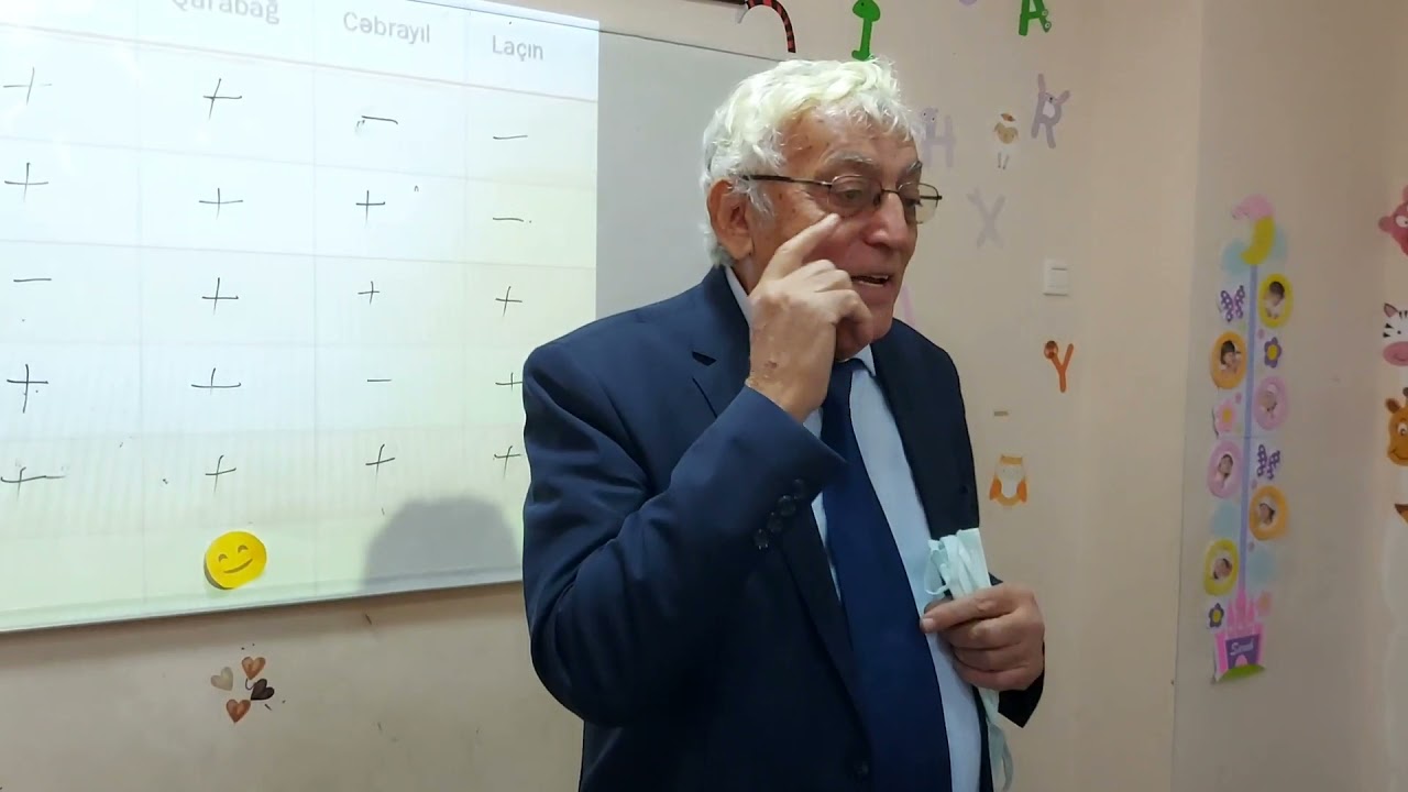 Zahid Xəlil məktəbimizdə.