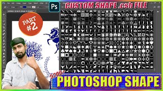 5200 Custom Shapesbrush Download For Photoshop  How To Download Custom Shapes For Photoshop 2023