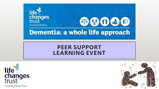 Evaluation of Peer Support funding for people with dementia and unpaid carers webinar