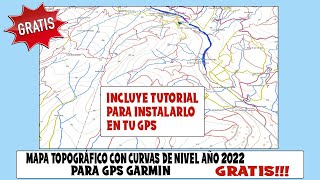 MAPA TOPOGRÁFICO 2022 GRATIS para GPS GARMIN con CURVAS DE NIVEL - Viajeros Fisgones screenshot 5
