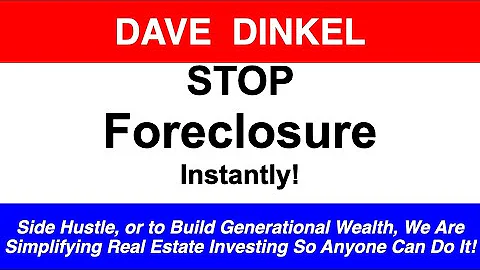 How to Stop Foreclosure Instantly!