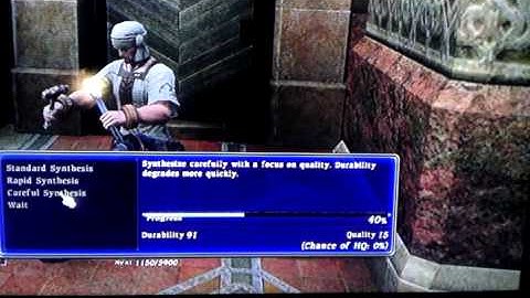 Synthesis Blacksmith FFXIV