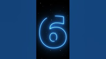 Nine to One Neon Countdown voice over | #countdown #countdown10seconds #countdownbegins #3d