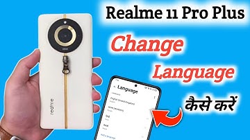 How to change language in Realme 11 pro plus /Realme 11 pro plus me language kaise change kare