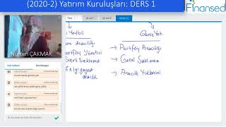 Yatırım Kuruluşları Online Ders 1